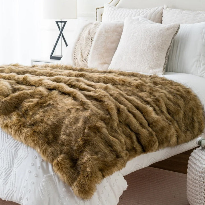 BowLift | Luxury Pattern Faux Fur Blanket Soft and Elegant