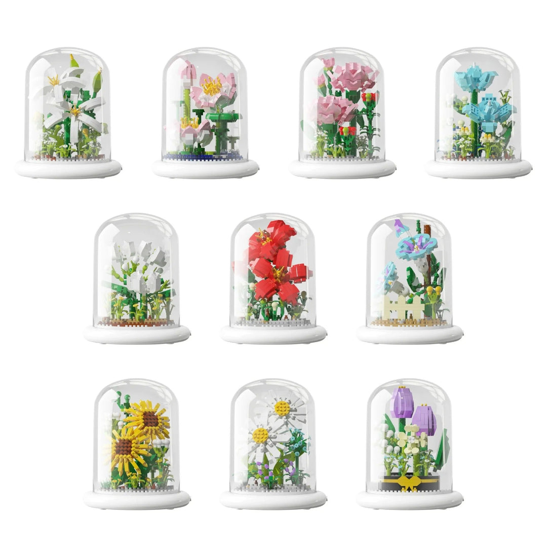BowLift | Elegant building block flower in a glass