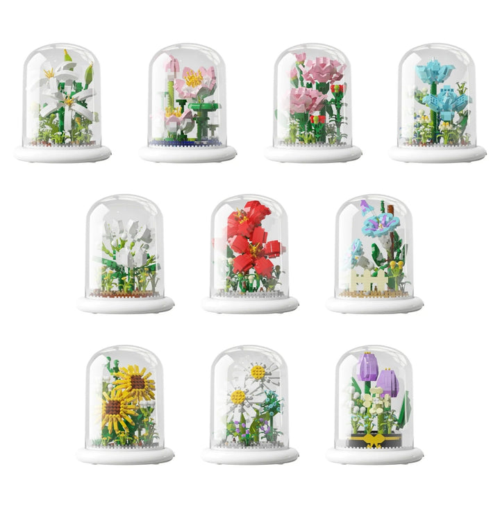 BowLift | Elegant building block flower in a glass
