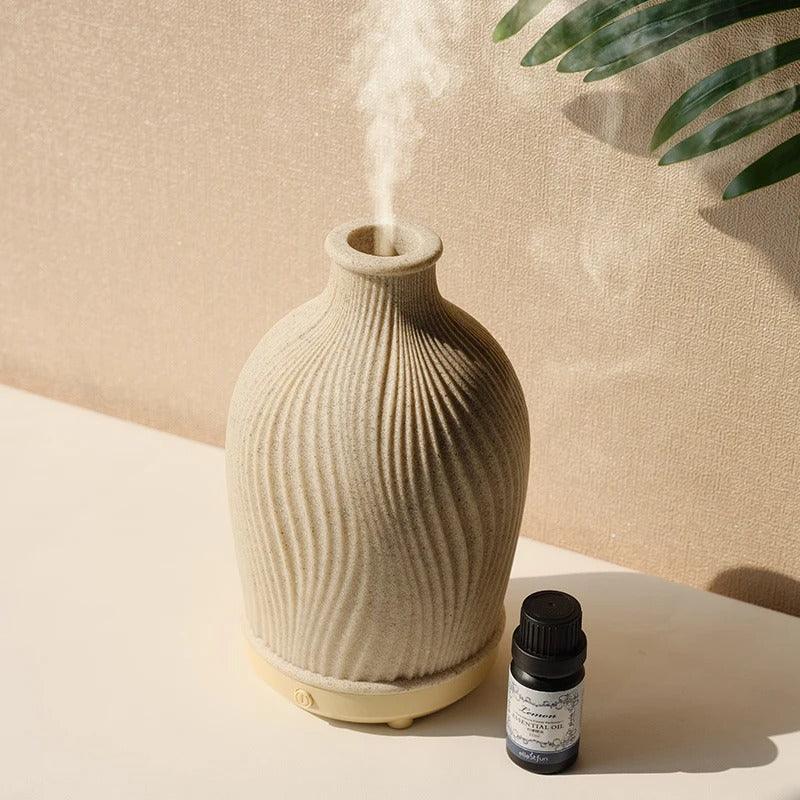 BowLift | VaseMist – Ultrasonic Aroma Diffuser in Modern Vase Design (Resin)