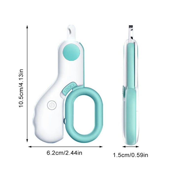 Professional Pet Nail Clipper LED Light Bowlift