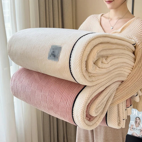 CoralFleece Luxury Blanket – Soft and Warm for your Living Room Bowlift