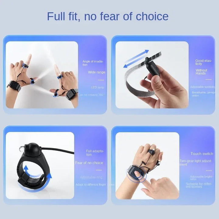 BowLift | Powerful Hands-Free Ring Flashlight