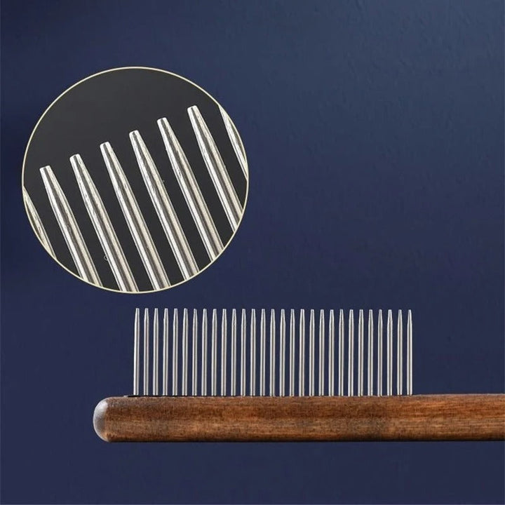 Premium Cat Comb: Stainless Steel Grooming for a Healthy Coat Bowlift