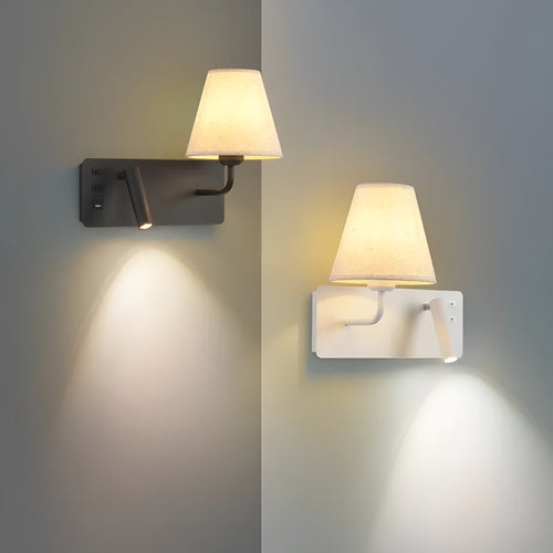 Reading lamp with candle light effect – Warm, decorative light | Perfect for the bedroom & bed | Bowlift