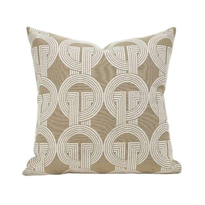 BowLift | VelvetGlow Cushion Cover - Double-sided Geometric Cushion Cover of Luxury Jacquard