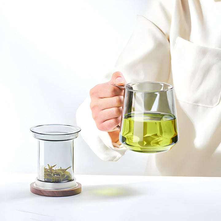 ArtisanBrew Cup – Heat-resistant glass tea cup | Bowlift