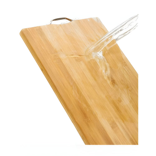 SliceNest Cutting Board – Natural Bamboo Cutting Board with Handle | Bowlift