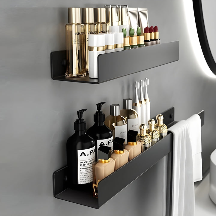 Bowliftack Bathroom Shelf – Modern Design with Towel Bar | Practical Storage for the Bathroom | Bowlift