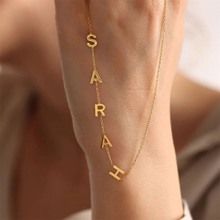 BowLift | Personalized Off Center Letter Necklace