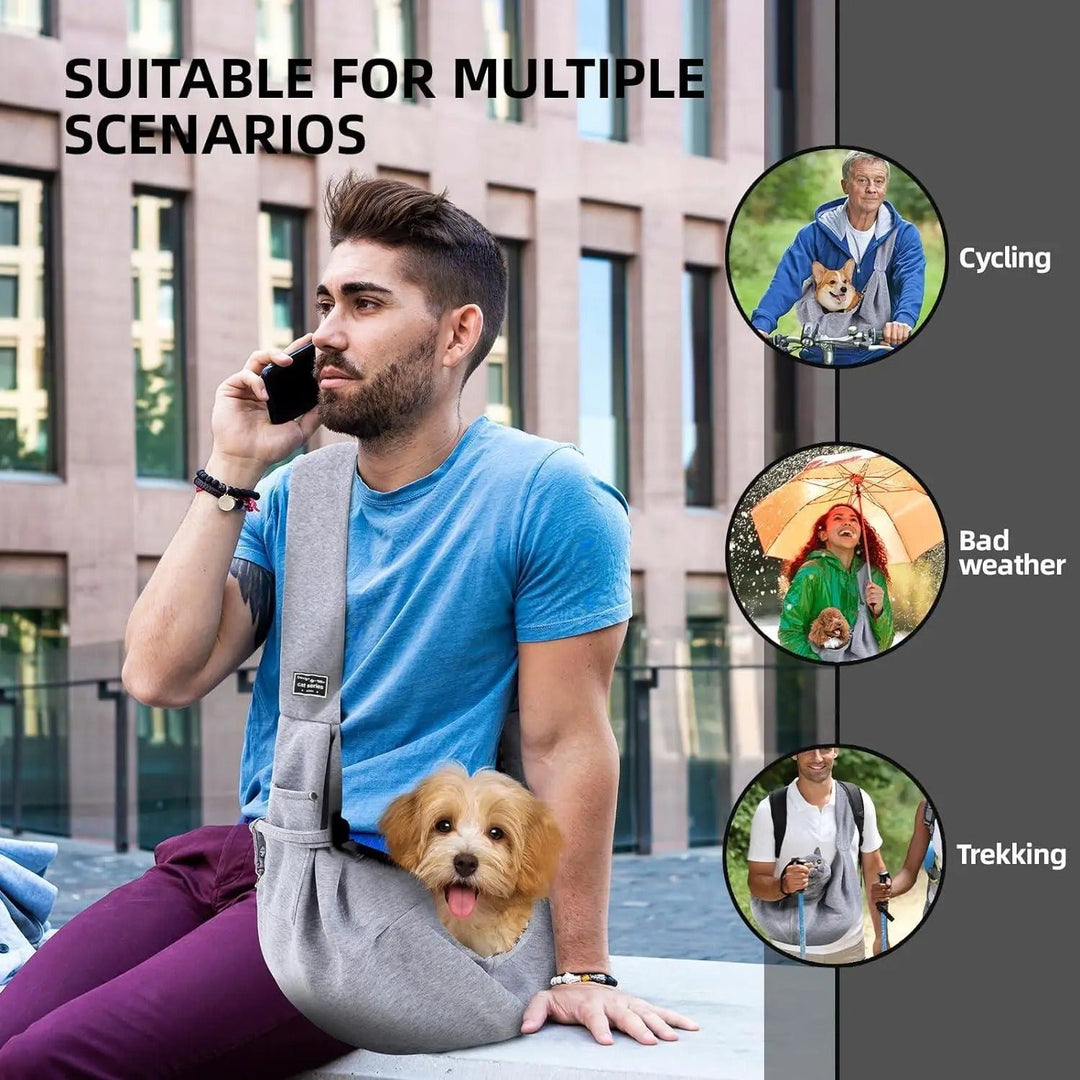 Cotton Comfortable Dog Bag Bowlift