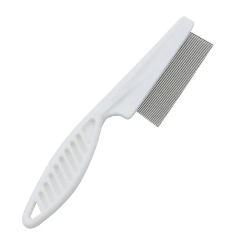 Pet Hair Shedding Comb Stainless Steel Flea Comb Bowlift