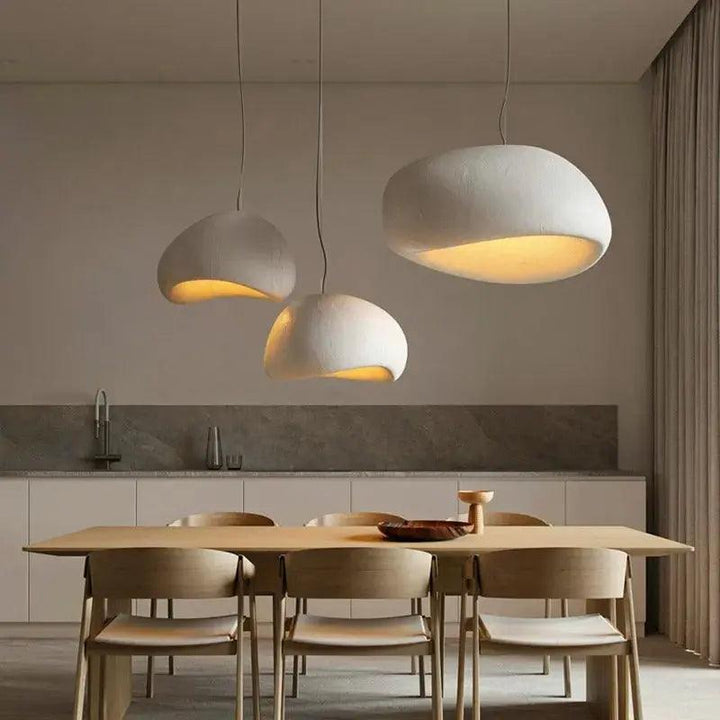 BowLift | ResinAura - Sleek Modern Pendant Light