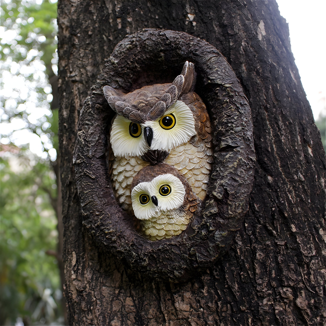 MysticOwl Ornament – Decorative Owl Statue made of Resin | Bowlift