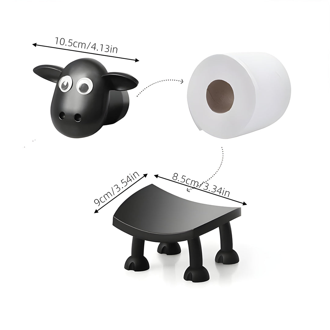 Buy Toilet Paper Holder – Original & Funny Bathroom Decor | Non-Slip, Ideal for Small Bathrooms | Bowlift