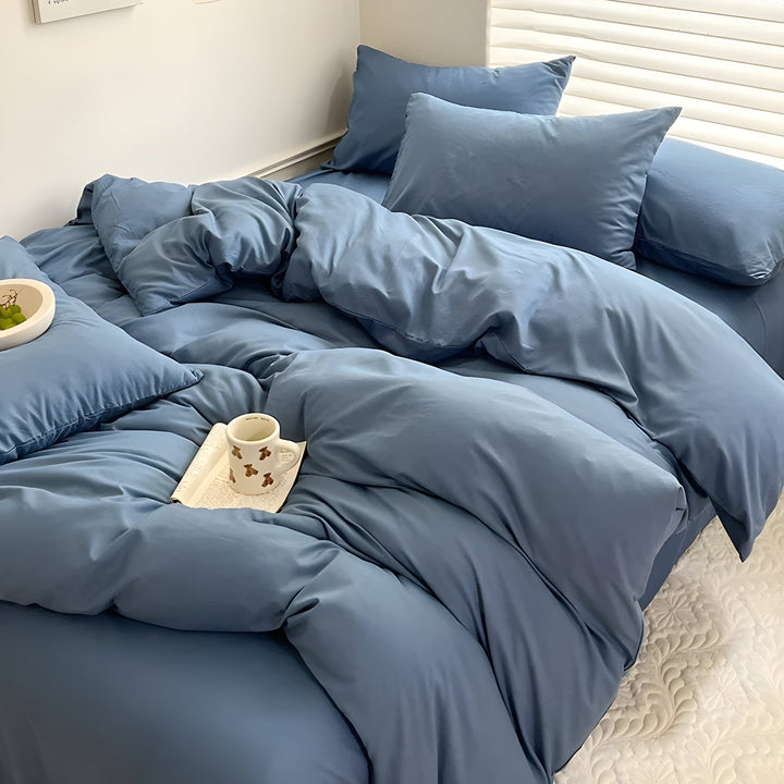 CloudHaven - Solid Color Cotton Bedding Set | Bowlift