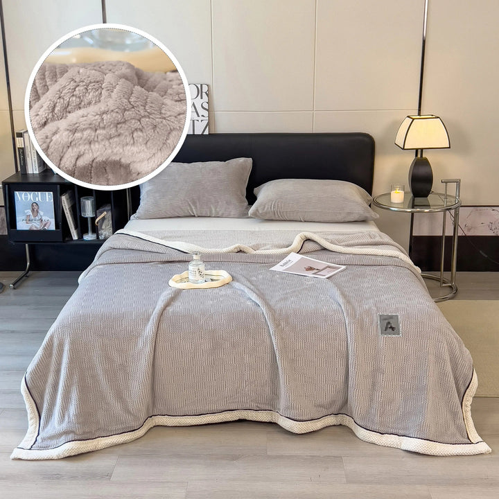 CoralFleece Luxury Blanket – Soft and Warm for your Living Room Bowlift