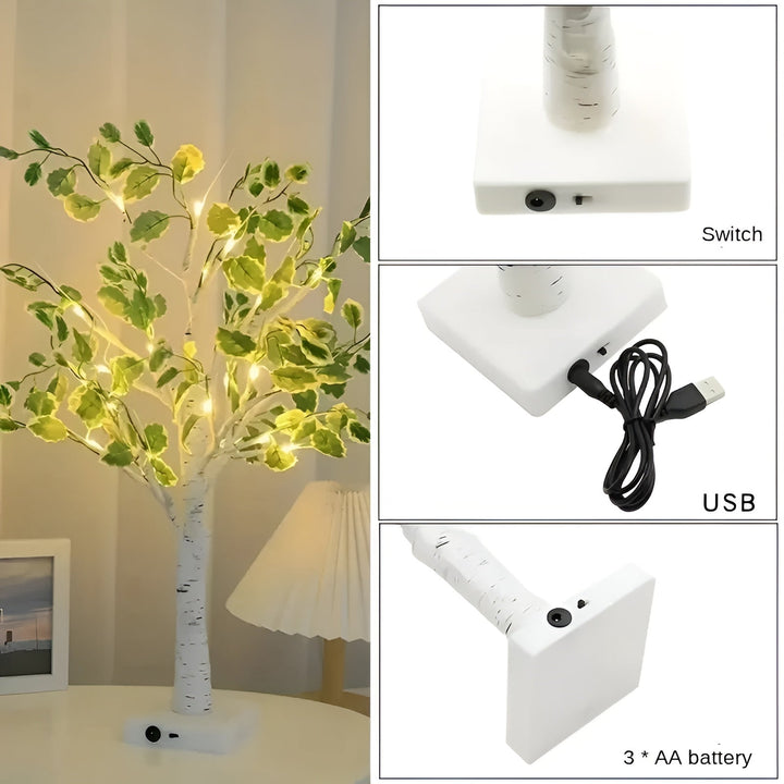 BowLift | Magical BrightTree Table Lamp – Elegant Tree Design with Warm LED Lighting