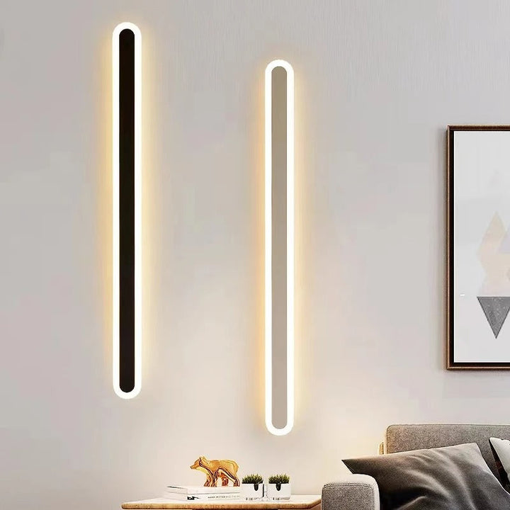 BowLift | Outdoor IP65 Waterproof Linear Wall Lamp | Minimalist Metal Design. Dimmable LED Options for Gardens & Patios