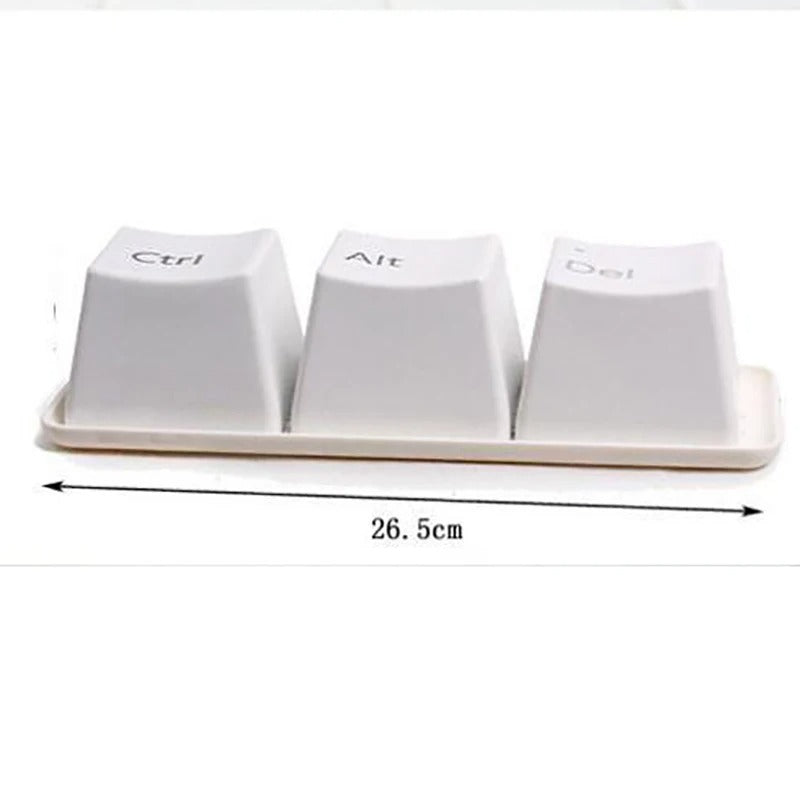 BowLift | 3pcs/Set Ctrl ALT DEL Keyboard  Tea Cup Container