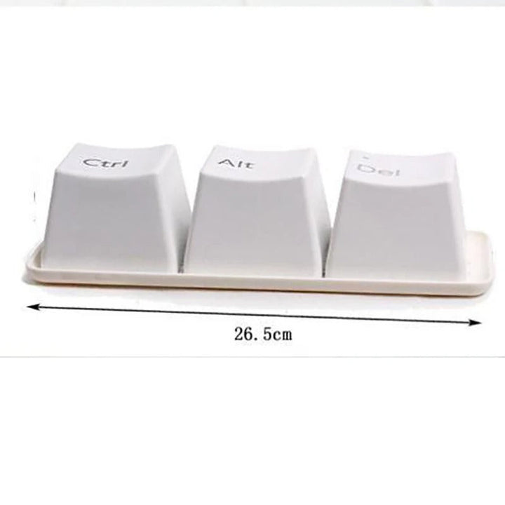 BowLift | 3pcs/Set Ctrl ALT DEL Keyboard  Tea Cup Container