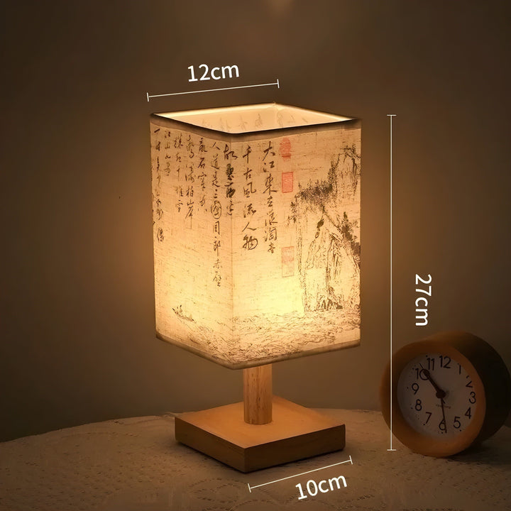 SerenityGlow Lamp - Modern Fabric LED Chinese Style TaBowlifte Lamp | Bowlift