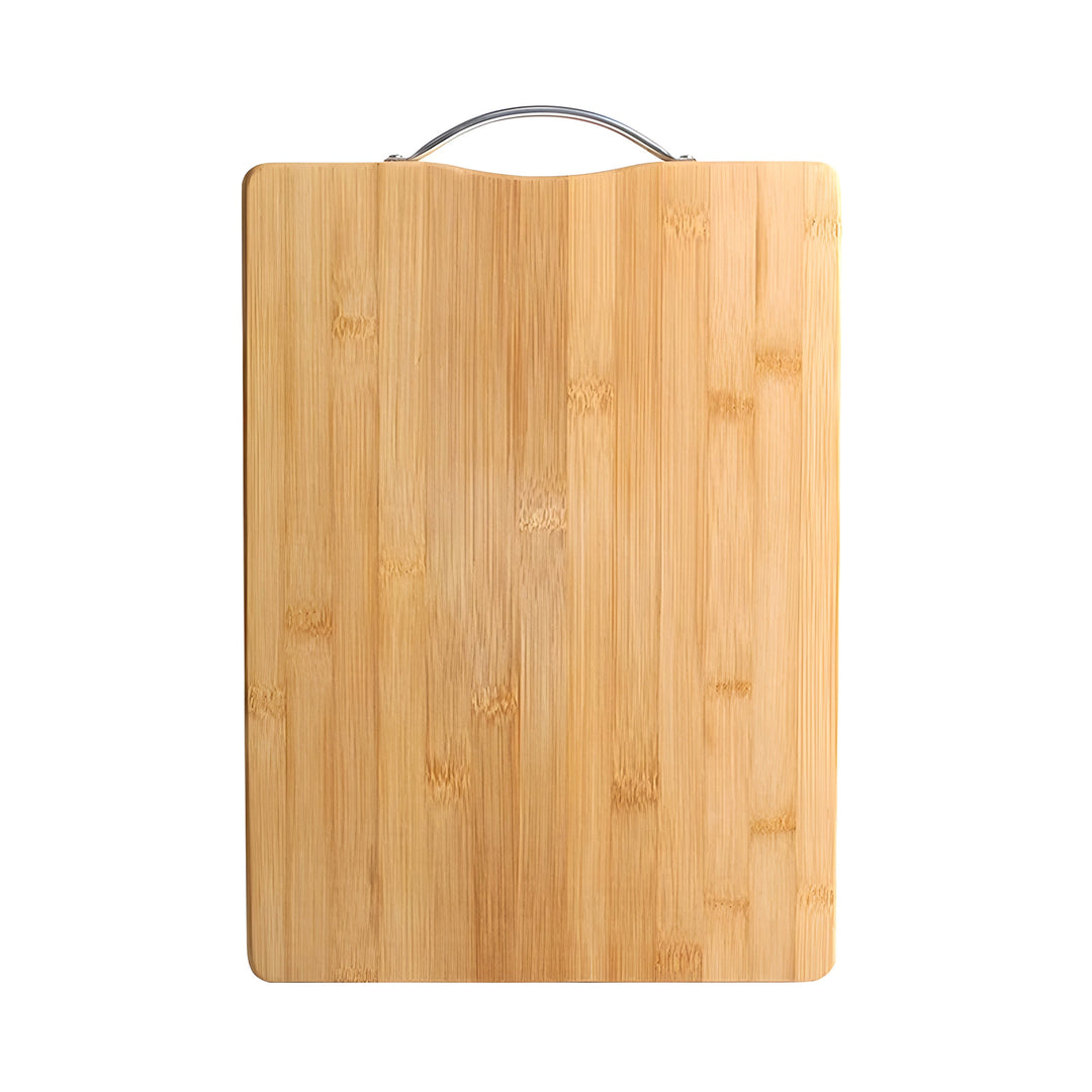 SliceNest Cutting Board – Natural Bamboo Cutting Board with Handle | Bowlift