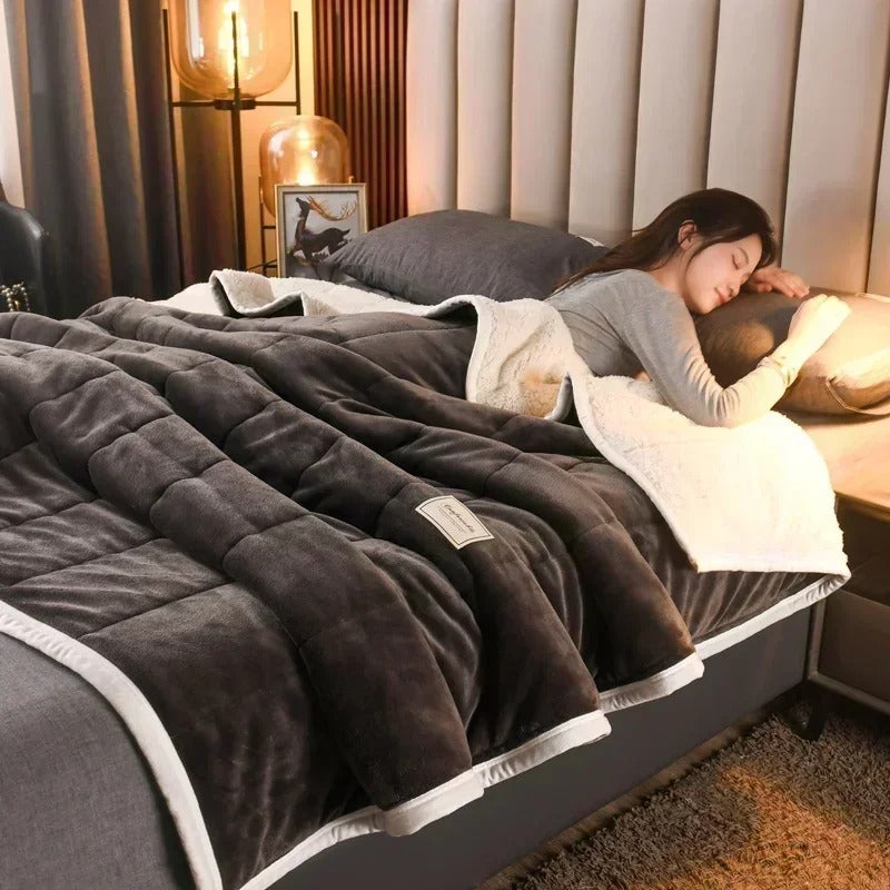 CoralLuxe – Super Soft Blanket for Cold Nights Bowlift