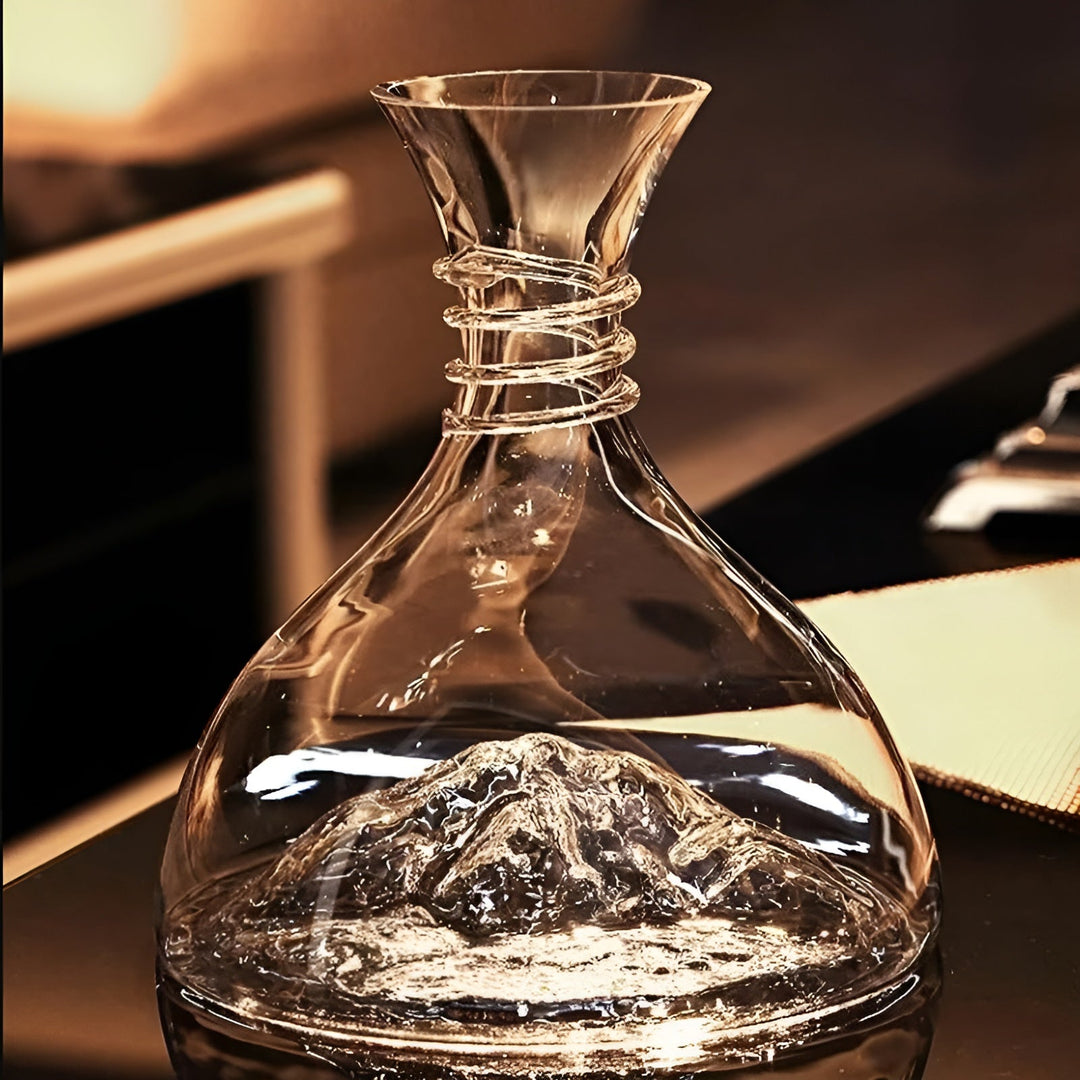 Crystal glass wine decanter – Quick aeration & creative design | Perfect for home and the bar | Bowlift