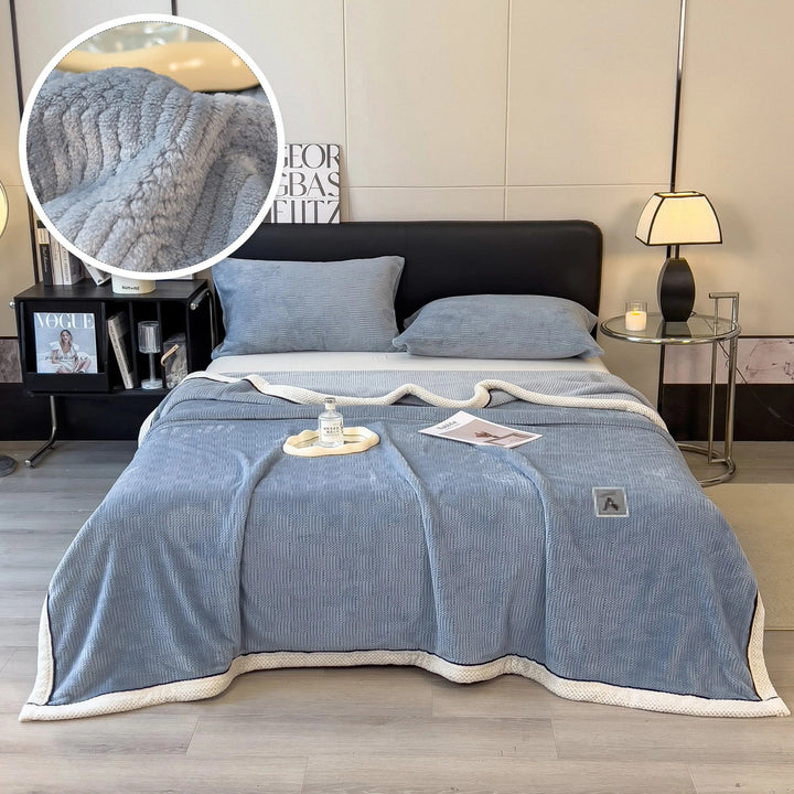 CoralFleece Luxury Blanket – Soft and Warm for your Living Room Bowlift