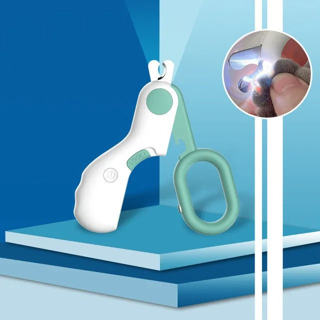 Professional Pet Nail Clipper LED Light Bowlift