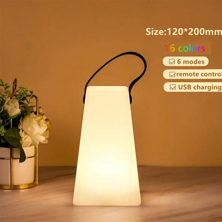 BowLift | LuminaFusion Lamp – Portable Waterproof Cordless Table Lamp with Remote Control