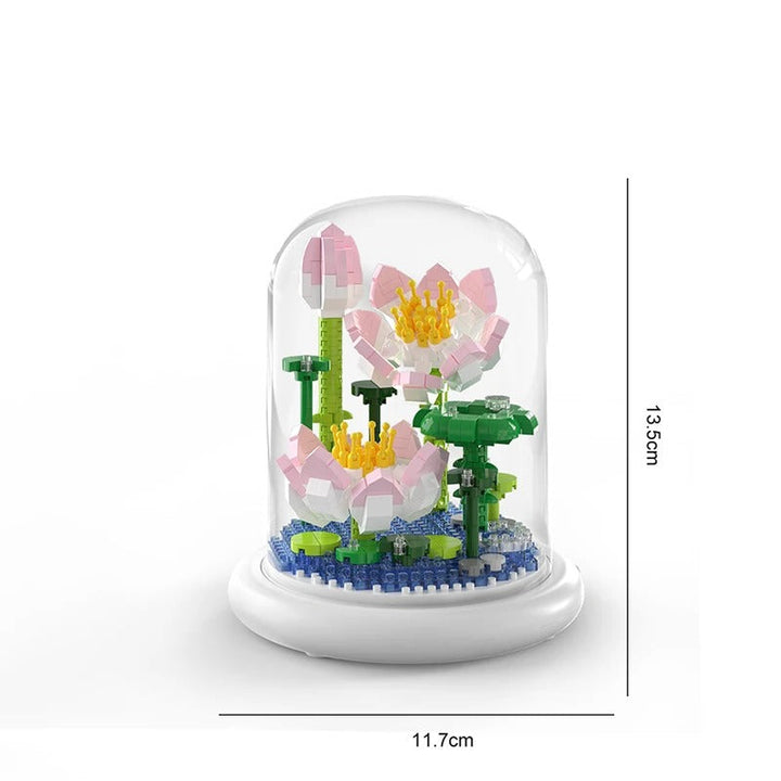 BowLift | Elegant building block flower in a glass