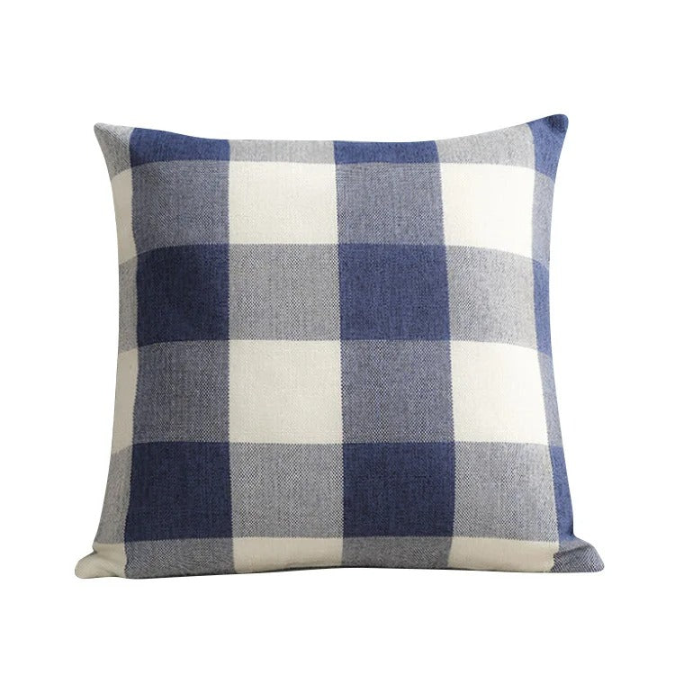 BowLift | Harmonie Home Cushion Cover - Timeless Check Cushion Cover for Any Interior