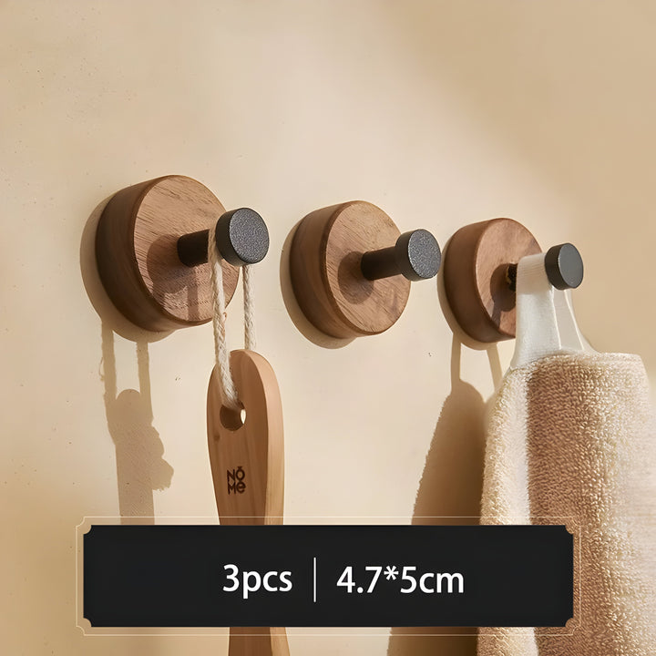 WoodenGrip Hook - Wooden wall hooks in Nordic style | Bowlift