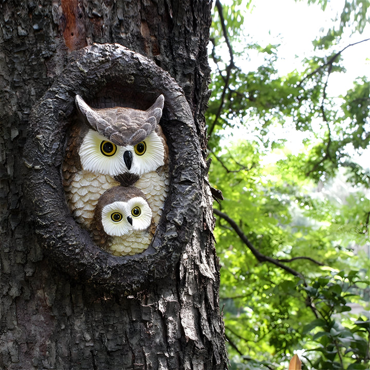 MysticOwl Ornament – Decorative Owl Statue made of Resin | Bowlift