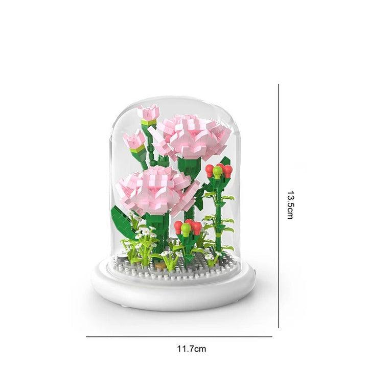 BowLift | Elegant building block flower in a glass