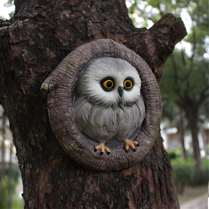 MysticOwl Ornament – Decorative Owl Statue made of Resin | Bowlift