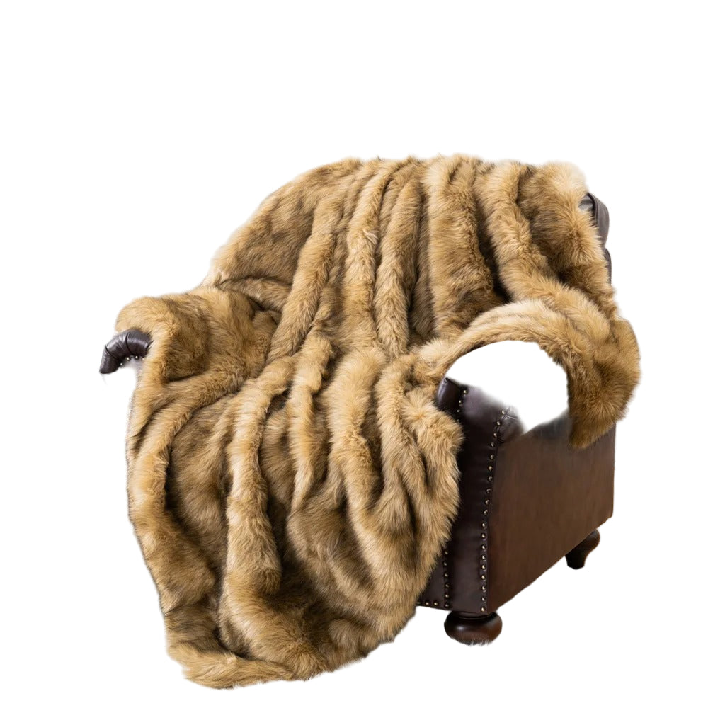 BowLift | Soft and Plush Blanket Winter Pattern Comfort with Delicate Fur