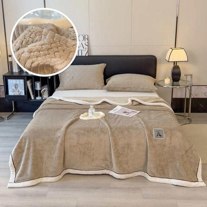 CoralFleece Luxury Blanket – Soft and Warm for your Living Room Bowlift