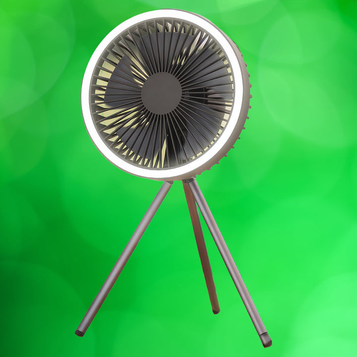 BowLift | Portable Rechargeable Fan with LED and Built in Power Bank