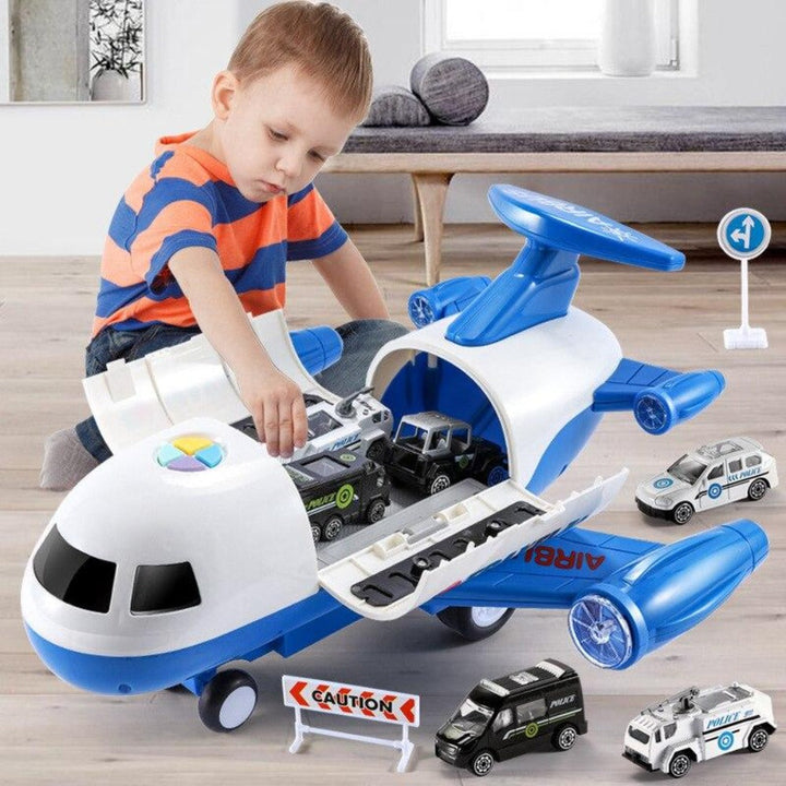 BowLift | SkyExplorer Airplane Playset – 20-piece Roleplay & Building Set for Children