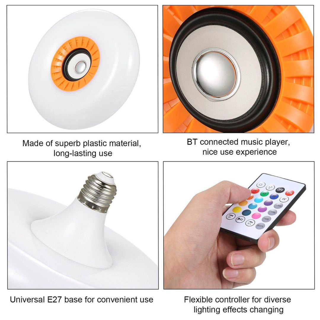 BowLift | Modern LED Ceiling Bluetooth Music Light Bulb Lamp