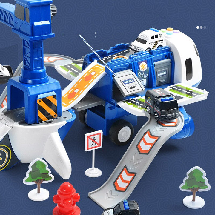 BowLift | SkyExplorer Airplane Playset – 20-piece Roleplay & Building Set for Children
