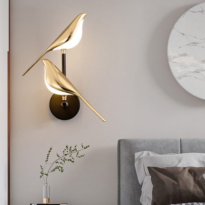 BowLift | Modern Wall Lamp with Bird Motif