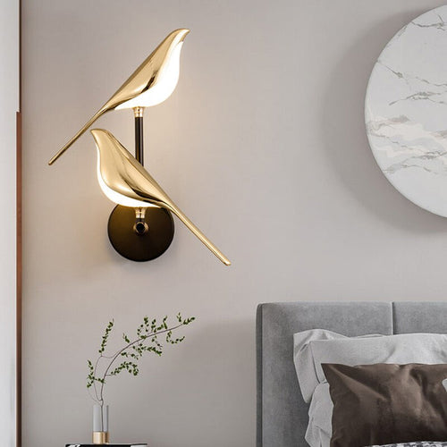 BowLift | Modern Wall Lamp with Bird Motif