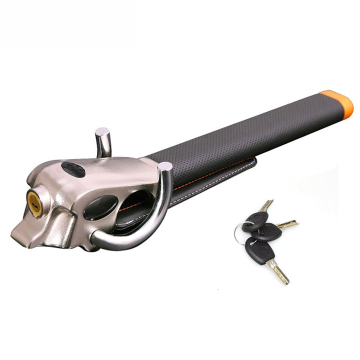 Foldable Steering Wheel Anti-Theft Bar with Alarm Function – The Powerful Car Protector | Bowlift