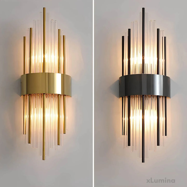 BowLift | Wall lamp with crystal decoration