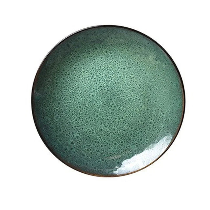 Malachite Green Ceramic Plate And Bowl Porcelain Dinner Dish Plate | Bowlift