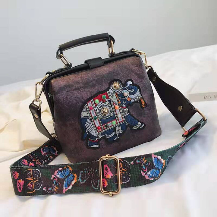 Embroidered Mandala Shoulder Bag – Lightweight Multi-Use Bohemian Design | Bowlift